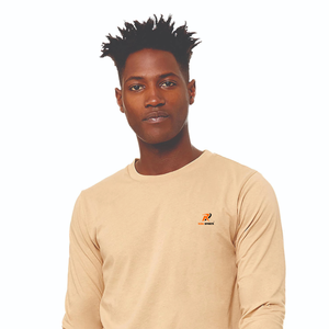 Camiseta de Manga Larga para Hombre, Personalizada, de Secado Rápido, de Alta Calidad, 100% Algodón, Colores Sólidos - Product Image 3