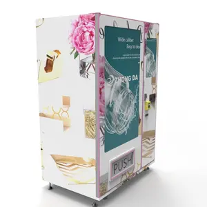 Máquina Expendedora de pinceles para pestañas con logotipo personalizado, máquina expendedora de cosméticos con pantalla de 49 pulgadas, marca privada, 2021