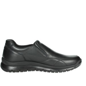 Moda tendenza Sneakers alte Slip-On nere modello 652211 in maglia superiore traspirante in vera pelle illuminata Casual per la primavera - Product Image 4