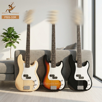 In-Stock Wholesale 4 String 5 String Electric Bass Guitar Poplar Body Maple Neck Optional Design Colors Guitarra Fast Shipping