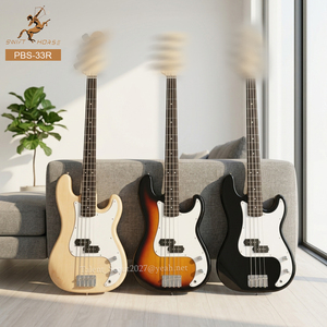 Disponibile all'ingrosso: <span class=keywords><strong>Basso</strong></span> Elettrico a 4 e <span class=keywords><strong>5</strong></span> <span class=keywords><strong>Corde</strong></span> con Corpo in Pioppo e Manico in Acero, Colori e Design Opzionali, Spedizione Veloce - Product Image 3