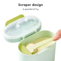 Home Edit Storage LAWOR Baby Milk Storage Infant Toddler Portable Milk  Powder Box Dispenser Food Container Kids Food Storage Snack Box Purple  O5280 