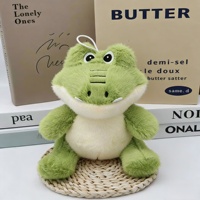 Boneka Buaya Kecil Bahan Kain Bergerigi Dengan Gantungan Untuk Mesin Cakar, Boneka Buaya Lucu Untuk Mesin Cakar Grosir