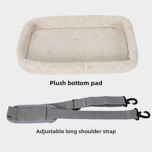 Custom logo Pet Outgoing Portable Crossbody Foldable Breathable Cat <strong>Dog</strong> <strong>Backpack</strong> with Fur Pad Oxford Cloth Zipper Closure - Product Image 3