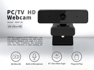 Hoge Kwaliteit 2K Webcam Camera 1080P Usb Webcam Full Hd Fixed Focus Webcam