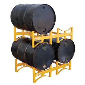 Estante de almacenamiento de barril de almacén de acero apilable personalizado estante de almacenamiento de tambor de aceite - Product Image 2