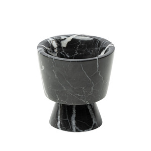 Juego de Portavelas Modernos de Mármol Natural Pulido y Travertino, Candelabros de <span class=keywords><strong>Piedra</strong></span> en Forma de Copa para Decoración del Hogar y Villas - Product Image 5