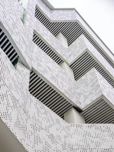 Panneaux de mur-rideau en aluminium modernes, surface anodisée, anti-corrosion, pour applications extérieures de bâtiments - Product Image 6