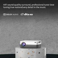 Mini projecteur Android LCD portable pour films et TV, avec Wi-Fi, idéal pour la maison, le cinéma maison, la vidéo, projecteur intelligent Android