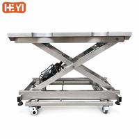 Table d'examen vétérinaire électrique réglable en hauteur en acier inoxydable, équipement pour clinique vétérinaire, hôpital, examen des chiens et des chats