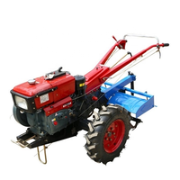 Trattore ambulante del timone di potere 20hp 22hp di inizio elettromeccanico della motozappa del frutteto agricolo con il sedile