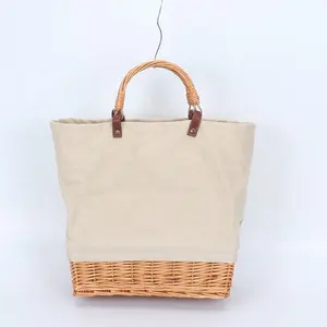 Wholesale handbags wicker abaca bucket bag summer wicker handbag wicker handbags