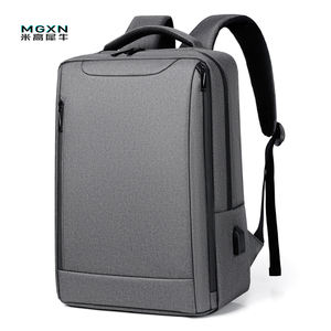 Customizable Waterproof Oxford Polyester Laptop <strong>Backpack</strong> with USB Zipper Unisex Business Bag Travel School Rucksack for Men - Product Image 5