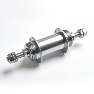 Roues de vélo avant/arrière en acier galvanisé – Axe à roulement scellé à visser, corps de moyeu HG, type écrou, durable, 36 rayons, BMX/MTB - Product Image 1