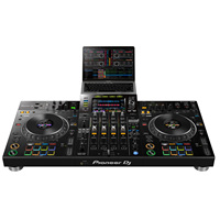 Console de mixage DJ alimentée avec console musicale en aluminium et plastique