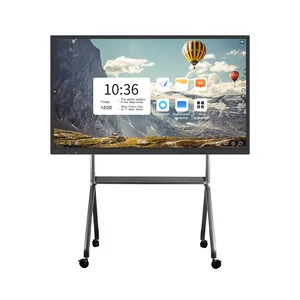 65/75/86 Inch Vinger Multi Touch Screen Smart Lcd Display Bord Wit Zwart Smart Tv 65 Inch Slimme Technologie 2023 Producten 36Kg