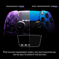 Coque de remplacement personnalisée EXtremeRate pour la face avant de la manette Dualsense PS5 Edge