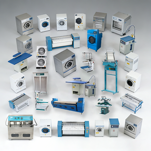 Machine à sécher électrique industrielle entièrement automatique en acier inoxydable <span class=keywords><strong>pour</strong></span> buanderie commerciale, équipement complet robuste - Product Image 6
