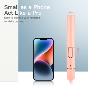 Baguette à friser avec interrupteur <span class=keywords><strong>rotatif</strong></span> à double tension, fer à friser Portable, Mini bigoudi électrique pour <span class=keywords><strong>cheveux</strong></span> courts - Product Image 5