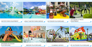 Yeni tasarım ucuz fiyat ahşap slayt eğlenceli oyun alanı seti oyun alanı açık ahşap Playhouse seti - Product Image 5