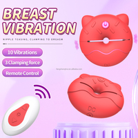 New Adult Erotic Tease Nippel Brust Mastur bator Tragbarer Nippel Clip Vibrator mit G-Punkt Massage Stimulator für Frauen Alter 18