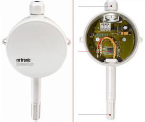 Sensor de Temperatura y Humedad para Montaje en Pared |   Rotronic HF332-W-B para Monitoreo de Clima Ambiental Estable |   Modelo HF332-WB1XXXXX - Product Image 4