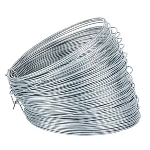 Factory Supply Zinc Coated High Tensile Hot Dipped Gi Galvanised Rod High Carbon Galvanized Steel Wire