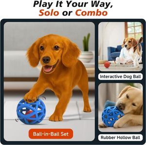 Giocattolo Interattivo di Lusso per Cani in TPR, Palla Intelligente Saltellante e Vibrante con Movimento Automatico per Cani di Taglia Media e Grande - Product Image 4