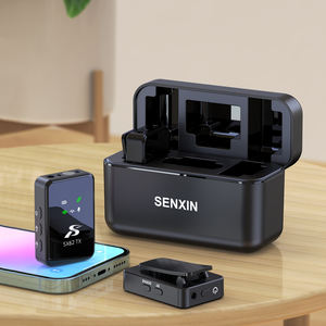 SX62 High-End 2.4G Wireless Lavalier Microphone RGB Lighting Type-C Noise Reduction for Function for On-Site Video - Product Image 3