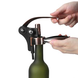 Ouvre-bouteilles ensemble d'outils pour le vin Kit de levage de perceuse en liège <span class=keywords><strong>levier</strong></span> de barre <span class=keywords><strong>tire</strong></span>-<span class=keywords><strong>bouchon</strong></span> coupe-feuille <span class=keywords><strong>accessoires</strong></span> de cuisine pratiques - Product Image 5
