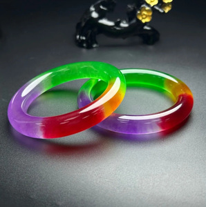 Pulseras <span class=keywords><strong>de</strong></span> <span class=keywords><strong>Jade</strong></span> Natural Violeta para Mujer, con Diseño <span class=keywords><strong>de</strong></span> Flor <span class=keywords><strong>de</strong></span> Hielo Flotante, <span class=keywords><strong>Tipos</strong></span> <span class=keywords><strong>de</strong></span> <span class=keywords><strong>Jade</strong></span>íta, Cuarzo y <span class=keywords><strong>Jade</strong></span> - Product Image 3
