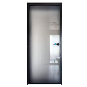 Porte d'ingresso scorrevoli interne per case, porta a bilico in acciaio, cancello a pergola, porta a fisarmonica scorrevole frontale - Product Image 5