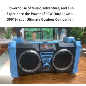 Universal Dab Radio Multibandas Subwoofer Recargable Led Antorcha Luz Música Altavoz inalámbrico Radion con MSDS - Product Image 5