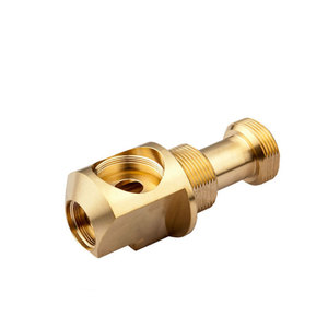 Brass Machining Parts Fixed Bracket 300mm Max Diameter Precision Finishing Surface Smooth Customizable For Metal Machinery - Product Image 1