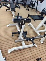 Machine à soulever les mollets assis à charge libre ZY, équipement de musculation des jambes pour salle de sport commerciale avec plateforme de pied stable et conception ergonomique