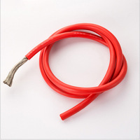 Fils électriques échoués à haute tension bon marché d'usine caoutchouc de silicone résistant nu simple solide