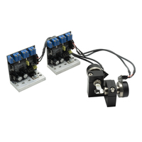 Conjunto de Escáner Galvanométrico Láser 7306 30Kpps con Placa Controladora ILDA, Cabezal de Escaneo XY para Proyector Láser RGB