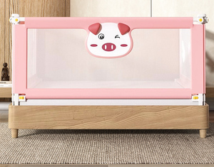 Source Factory CE Certified Foldable Portable Baby Crib Guardrail <b>Bed</b> Rail <b>Bed</b> Rail Free Installation Soft <b>Bag</b> Anti-collision - Product Image 6