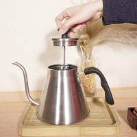 Bouilloire à café en acier inoxydable 304 de haute qualité avec thermomètre