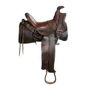 Sillín de Carreras de Cuero Puro BS International NA82, Alfombrillas para Caballo, Suaves, Cómodas, Absorbentes del Sudor, Duraderas, Resistentes al Agua, Estilo Inglés - Product Image 3