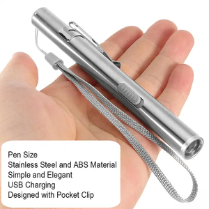 Linterna LED de Bolsillo Recargable USB de Alta Calidad con Luz Amarilla y Blanca para Médicos, Enfermeras y Estudiantes - Product Image 6