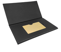 Emballage de luxe pour cartes de visite magnétiques avec doublure en EVA, revêtement UV, recyclable, logo blanc et boîtes noires pour cadeaux et artisanat