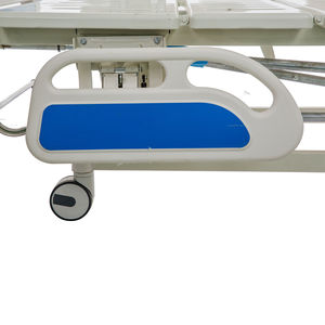 <span class=keywords><strong>Lit</strong></span> d'hôpital manuel en métal ABS pliant à trois manivelles pour soins médicaux à domicile soins aux personnes âgées handicapés psychiatriques - Product Image 5