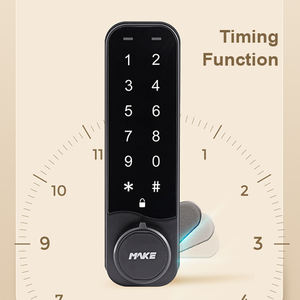 MK735全金属ロックハウジングIP65防水スマートデジタル電子タッチ画面キーパッドロックワードローブキャビネットロッカー用 - Product Image 2