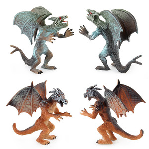 <span class=keywords><strong>Figurine</strong></span> de monstre mutant <span class=keywords><strong>dinosaure</strong></span> volant de style occidental, 4 pièces, collection de figurines statiques de monstres divins, cadeau - Product Image 3