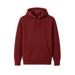 Sweat à capuche uni en polyester/coton de qualité supérieure, respirant et léger, pour homme, usage quotidien, printemps, automne, superposition, séchage rapide - Product Image 4