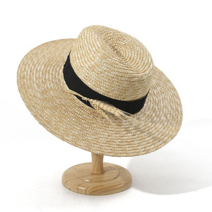 Chapeaux de <span class=keywords><strong>paille</strong></span> pour femmes, style Panama, pour l'été, la plage, la protection solaire, les vacances, les voyages, les activités de plein air et le quotidien - Product Image 5