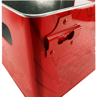 Zosi — seau de refroidissement rectangulaire, en métal, or, vin, vin, rouge, pour Cocktail, supports, paille en fer-blanc avec ouvre-bouteille, 5 L, 8 L, 10 L