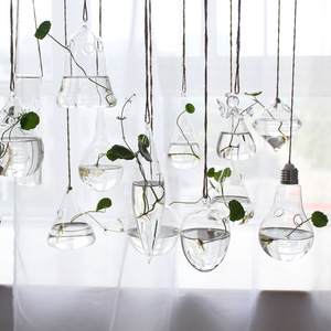 Vase suspendu <span class=keywords><strong>en</strong></span> <span class=keywords><strong>verre</strong></span> transparent créatif, grande goutte d'eau, <span class=keywords><strong>bouteille</strong></span> suspendue pour jardinage d'intérieur, décoration de la maison, <span class=keywords><strong>bouteille</strong></span> pour plantes - Product Image 2