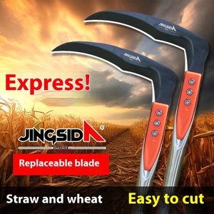 ジンシダ農業用ロングシックル肥厚特殊鎌トウモロコシ草菜種小麦切断用 - Product Image 5